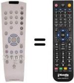 Telecomando equivalente Grundig GV-5153 HIFI