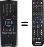 Telecomando equivalente Grundig VISION II 32 LXW 82-9620
