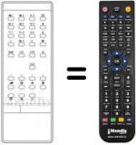 Telecomando equivalente INFRARED 1030HV
