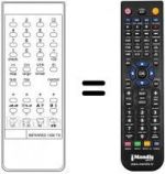 Telecomando equivalente INFRARED 1030TS