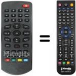 Telecomando equivalente PEEKTON PK 1770 TNT