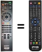 Telecomando equivalente Sony KDL-32 NX501