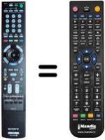 Telecomando equivalente Sony KDL-46 X2000 AEP