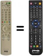 Telecomando equivalente Sony KV-32 FQ86 E