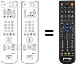 Telecomando equivalente Sony KV-32 DS65U