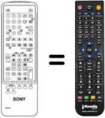 Telecomando equivalente Sony KV-X 2530 BMK