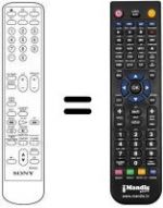 Telecomando equivalente Sony KV-V 1430 P