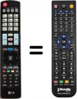 Telecomando equivalente LG 32 LM 660S
