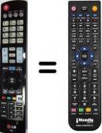 Telecomando equivalente LG 42 LA 620