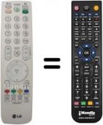 Telecomando equivalente LG 19 LU 5000