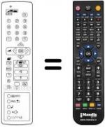 Telecomando equivalente MECATRON 6303