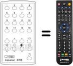 Telecomando equivalente MECATRON 6708