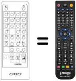 Telecomando equivalente MG 2572