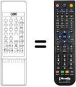 Telecomando equivalente MG 2594
