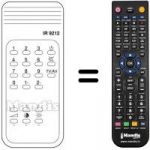 Telecomando equivalente MG 9212