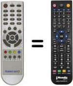 Telecomando equivalente Homecast T 3010
