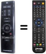 Telecomando equivalente Thomson MIC 200