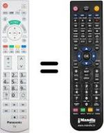 Telecomando equivalente Panasonic TX-L55DT60E