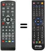 Telecomando equivalente MPMAN DVB-T 3500