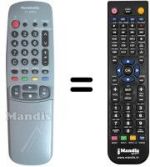 Telecomando equivalente Panasonic TX-21GV1 C