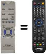 Telecomando equivalente TEAK PL-S 3500