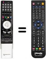 Telecomando equivalente RC-I02-0N