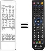 Telecomando equivalente A76100Q005