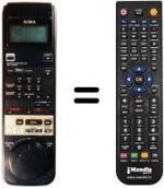 Telecomando equivalente Aiwa HV-G75