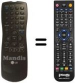 Telecomando equivalente RC 1123334 / 00
