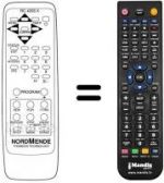 Telecomando equivalente RC 4203 X