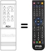 Telecomando equivalente RC 51