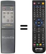 Telecomando equivalente RC 58