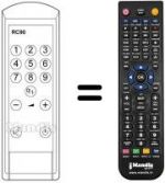 Telecomando equivalente RC 90