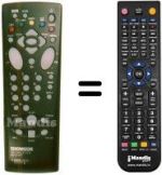 Telecomando equivalente Thomson 28 WS 22 E