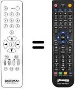 Telecomando equivalente REMOTE CONTROL 211