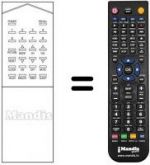 Telecomando equivalente RM-105