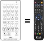 Telecomando equivalente Sony KV-2207 UB