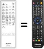 Telecomando equivalente RM-625