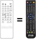 Telecomando equivalente RM-633