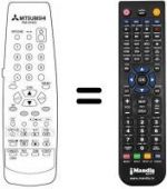 Telecomando equivalente RM 05403