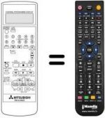 Telecomando equivalente RM 16-36605