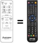 Telecomando equivalente RM M30-57401