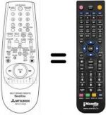 Telecomando equivalente RM 541V-59202
