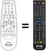 Telecomando equivalente RM 551V-59503
