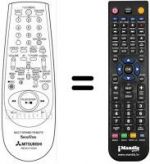 Telecomando equivalente RM 641V-63304