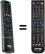 Telecomando equivalente Sony KV-29 FX66E