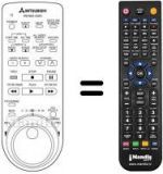 Telecomando equivalente RM M25-43301