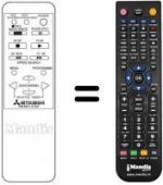 Telecomando equivalente RM MX1-41301