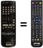 Telecomando equivalente RMT-D102 P
