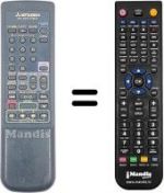 Telecomando equivalente RM 63121-63807